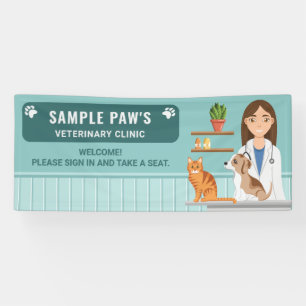 Lona Clínica Veterinaria Hospital Veterinario para Masc