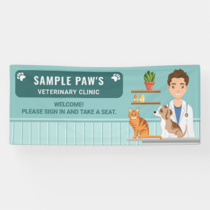 Lona Clínica Veterinaria Hospital Veterinario Vet Man B