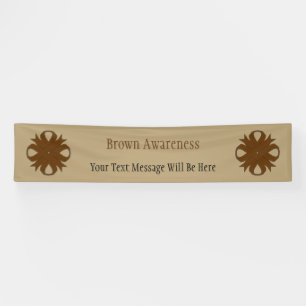 Lona Clover Ribbon de Brown por Kenneth Yoncich
