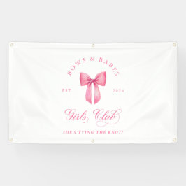 Lona Club de Chicas Bows and Babes Bachelorette