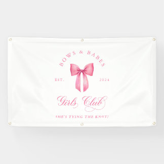 Lona Club de Chicas Bows and Babes Bachelorette