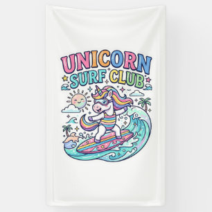 Lona Club de Surf Unicornio
