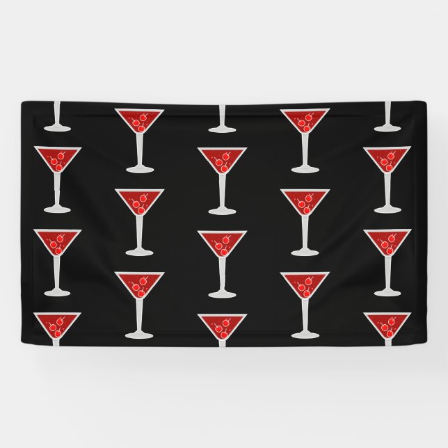 Lona Cóctel Manhattan Bartender Amantes Del Alcohol Lic (Horizontal)