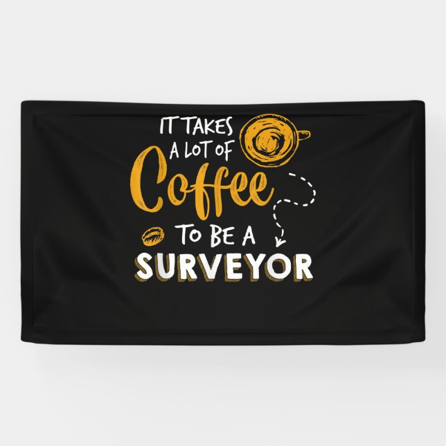 Lona Coffee Lover Funny Surveyor Engineer Construction (Horizontal)