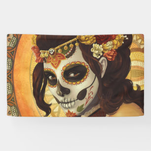 Lona Cojín decorativo Dia De Los Muertos