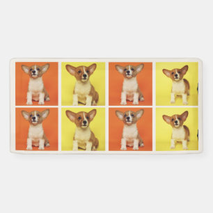 Lona Colage de 8 fotos personalizadas de tu perro