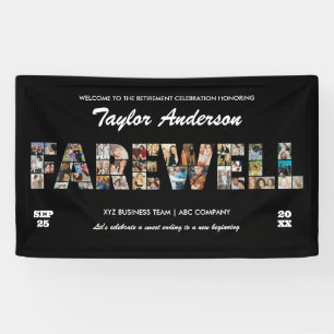 Lona Colaje de Fotos de la Fiesta de Despedida Jubilaci