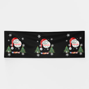 Lona Colección de Navidad Merry Christmas 4x12 Banner d