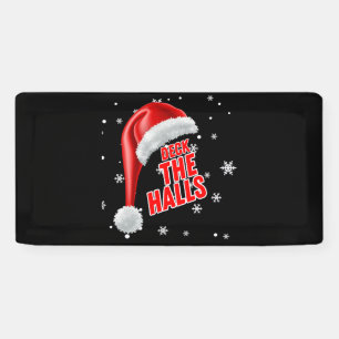 Lona Colección de nieve Deck The Halls Estandarte de vi