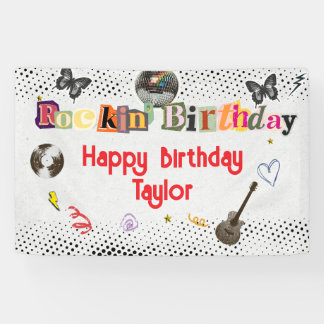 Lona Collage Cut Out Rockstar Birthday