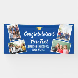 Lona Collage de fotos de Graduación Felicitaciones Mayo