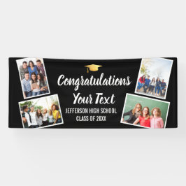 Lona Collage de fotos de Graduación Felicitaciones Mayo