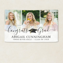 Collage de fotos de guión de corte moderno de grad