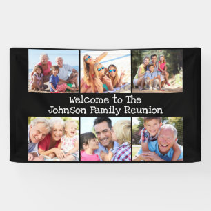 Lona collage de fotos Familia Reunión Personalizada Ne
