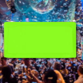 Lona Color sólido verde de hierba | Clásica | Elegante