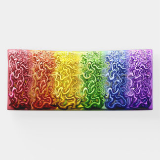 Lona Colores del arcoiris entretejidos