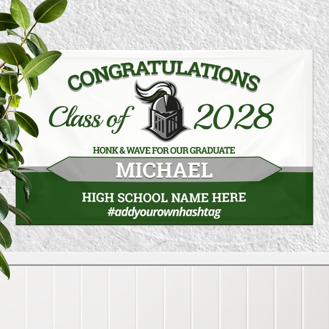 Lona Colores escolares con graduación en mascota (Subido por el creador)