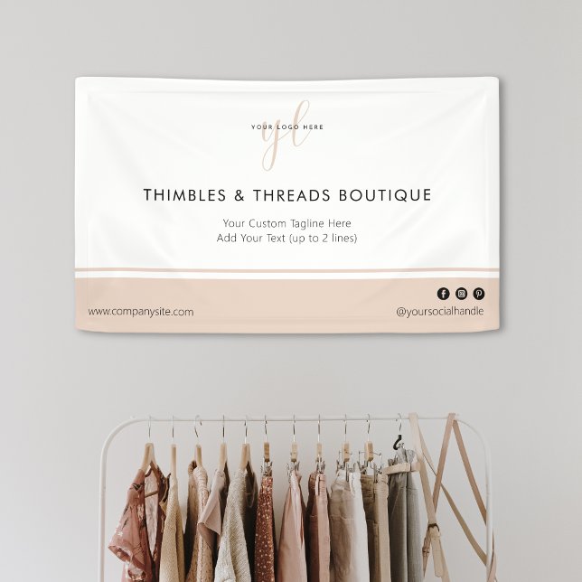 Lona Comercialización de logotipos de empresas limpios  (Subido por el creador)