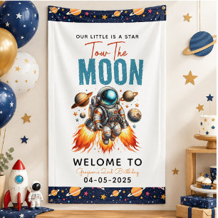 Lona comienza hacia la luna cumpleaños 2do Espacio