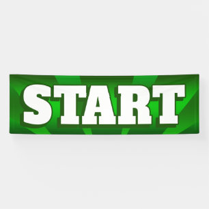 Lona COMIENZO de la BANDERA - 2,5' x8