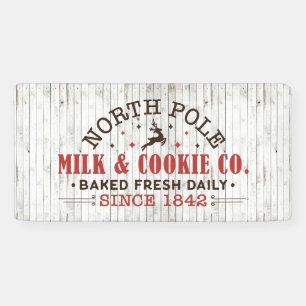 Lona Compañía de galletas de leche de polo norte