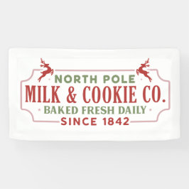 Lona Compañía de galletas de leche de polo norte