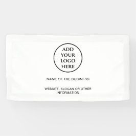 Lona Compañía de negocios profesional Empresa Tu logoti