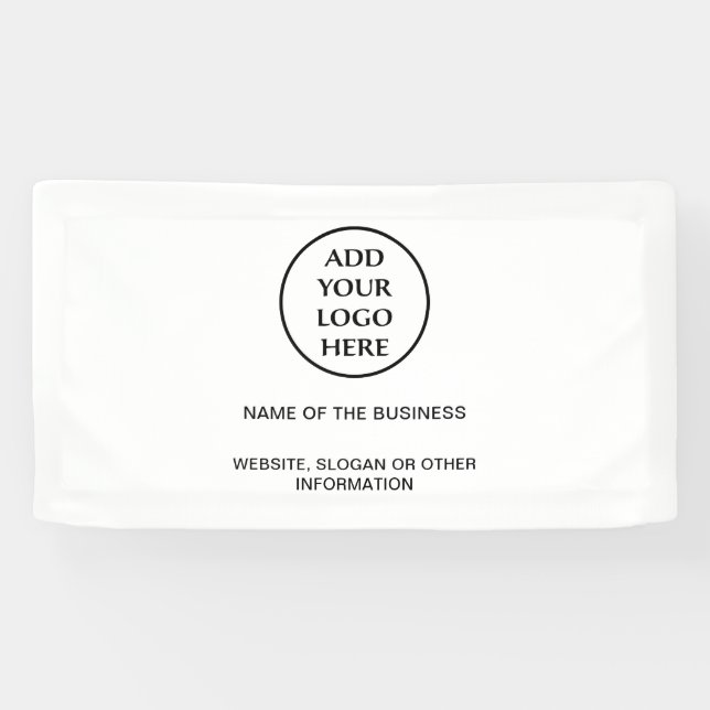 Lona Compañía de negocios profesional Empresa Tu logoti (Horizontal)