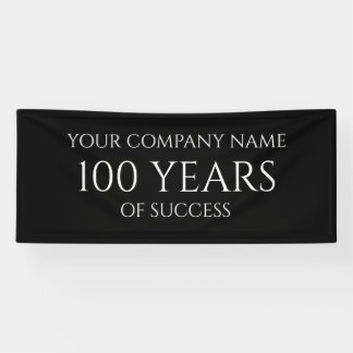 Lona Company Anniversary Custom Business Banner
