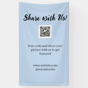 Lona Comparte tu imagen escanea código QR añade sitio w