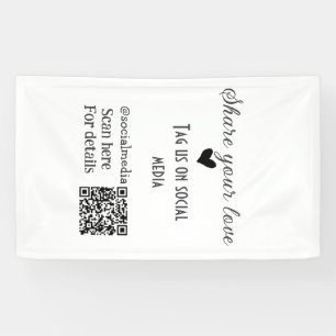 Lona Compartir el código QR del amor añadir detalles so