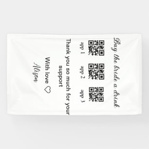 Lona comprar a la novia una bebida escanear código QR g