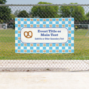 Lona Comprobación de Pretzels del Oktoberfest en Aleman