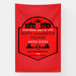 Lona Comunidades de casas pequeñas editables