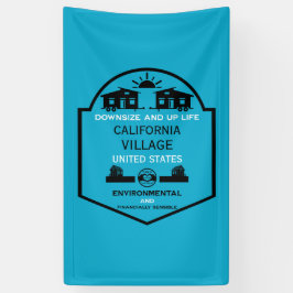 Lona Comunidades de casas pequeñas editables