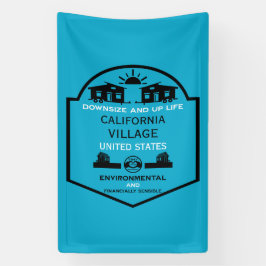 Lona Comunidades de casas pequeñas editables