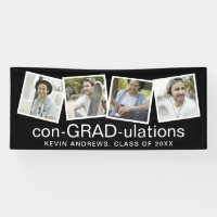 con-GRAD-ulations 4 Graduado de Collage de fotos