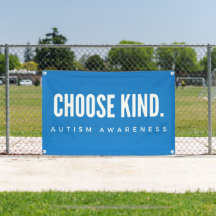 conciencia del autismo elegir tipo Banner al aire