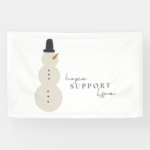 Lona conciencia del cáncer. Banner de vacaciones para n