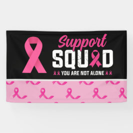 Lona Conciencia sobre el cáncer de mama con cinta rosa