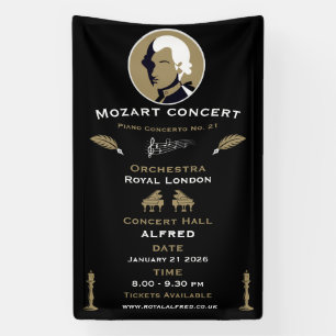 Lona Concierto de Música de Mozart