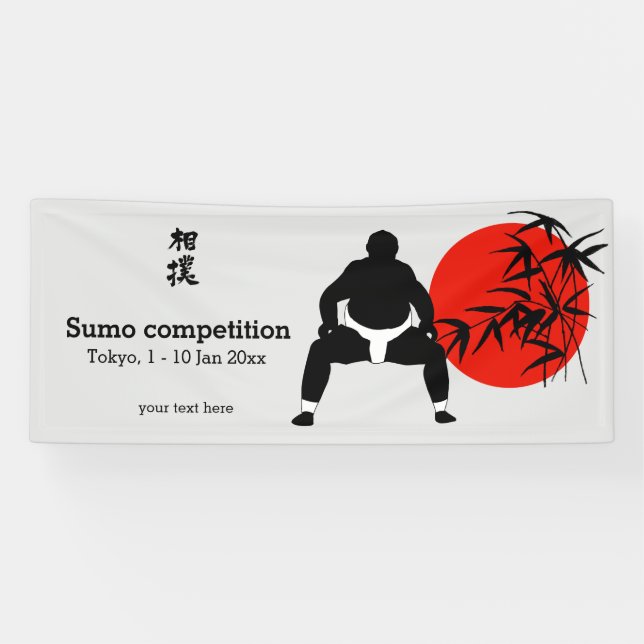 Lona Concurso de sumo (Horizontal)
