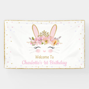 Lona Conejo conejo chiquito Baby Shower Cumpleaños de v