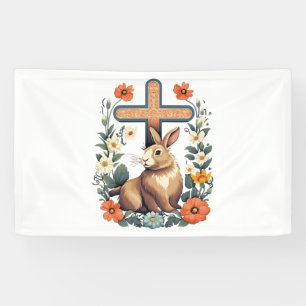 Lona Conejo conejo conejito de Pascua Cristiana