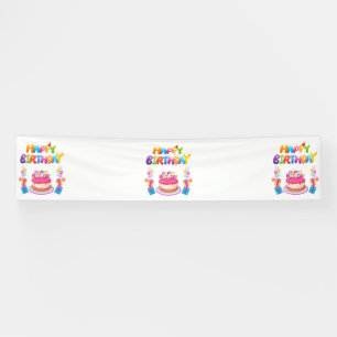 Lona Confeti para Fiesta de Cumpleaños 2.5x12 Vinilo