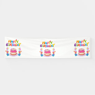 Lona Confeti para Fiesta de Cumpleaños Feliz 2.5x10 Vin