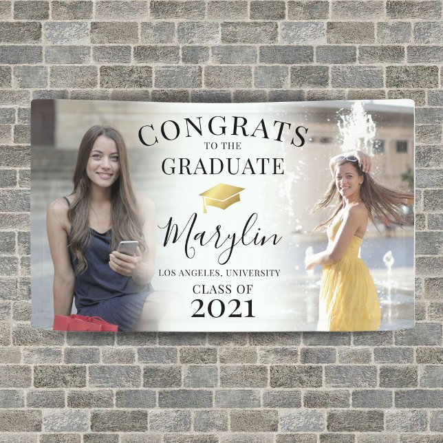 Lona Congrats de moda 2 fiesta de graduación de fotos (Subido por el creador)