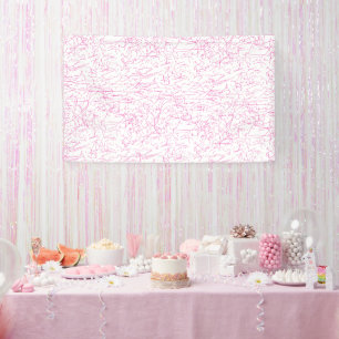 Lona Conjunto de carpetas abstractas rosadas para ofici