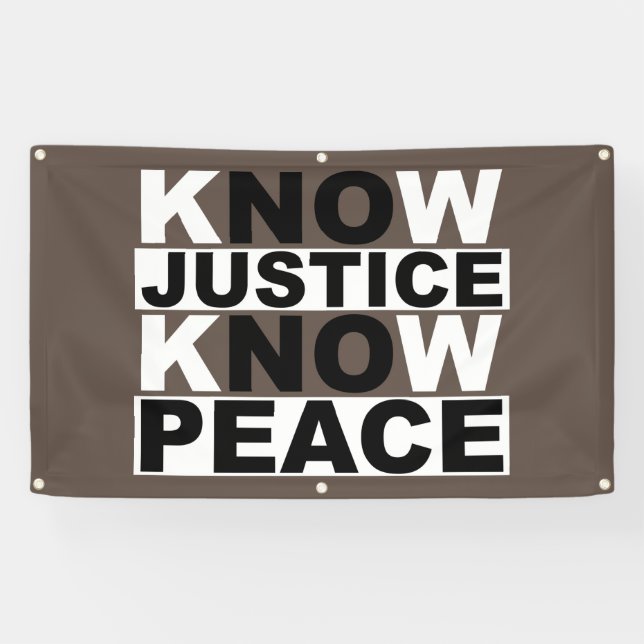 LONA CONOCER A LA JUSTICIA SABER PAZ (Horizontal)