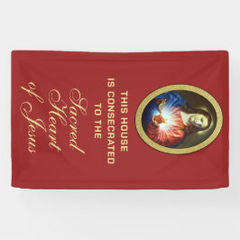 Lona Consecración Sagrado Corazón de Jesús Religioso